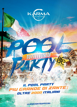 IL POOL PARTY PIU GRANDE DI ZANTE