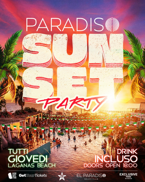 PARADISO SUNSET PARTY